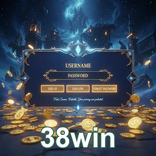 Ilustração de Explore a plataforma de jogos 38win com segurança e agilidade