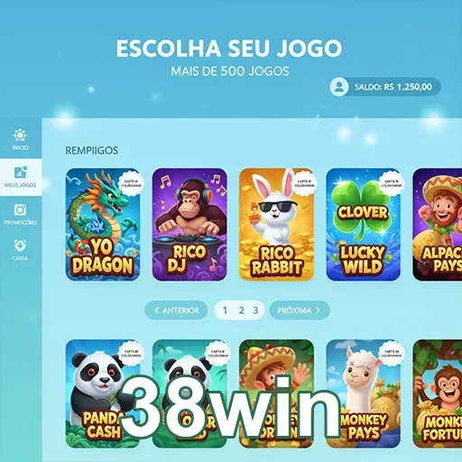 Ilustração de Explore as Promoções e Bônus do 38win com Agilidade