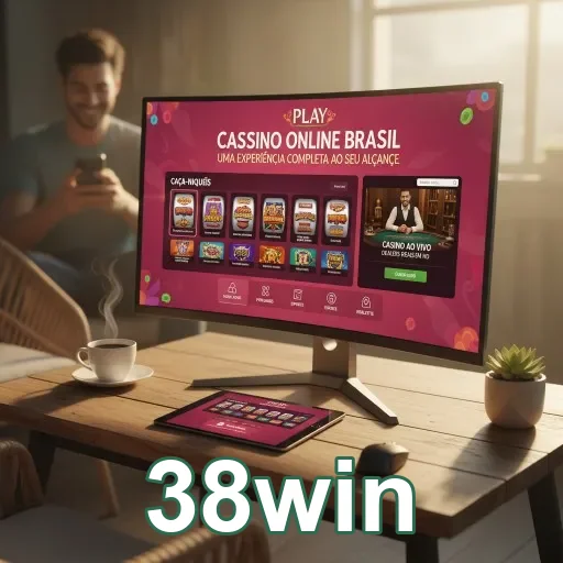 Ilustração de Explore as Promoções e Bônus do 38win com Agilidade